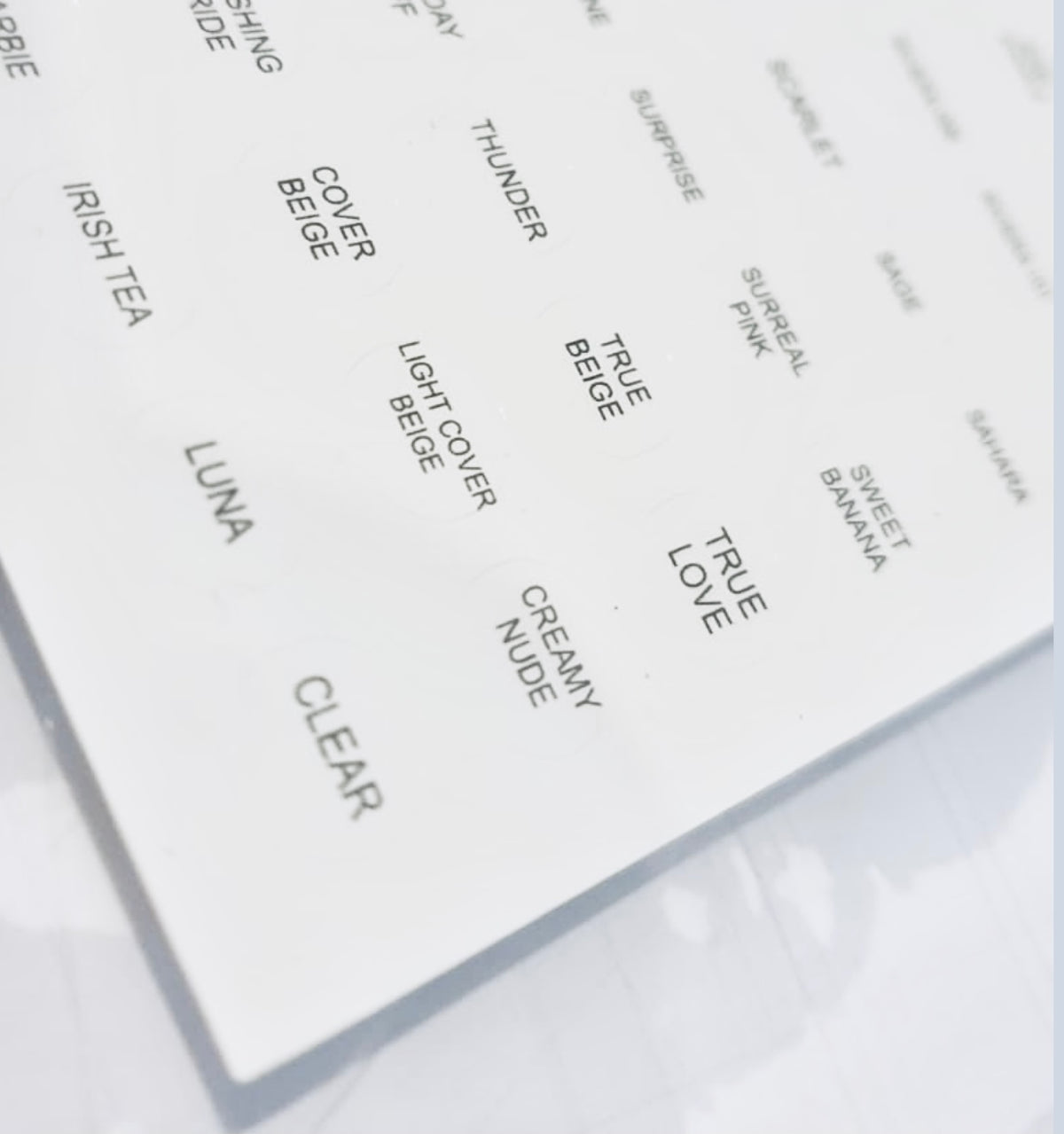 STICKER SHEET