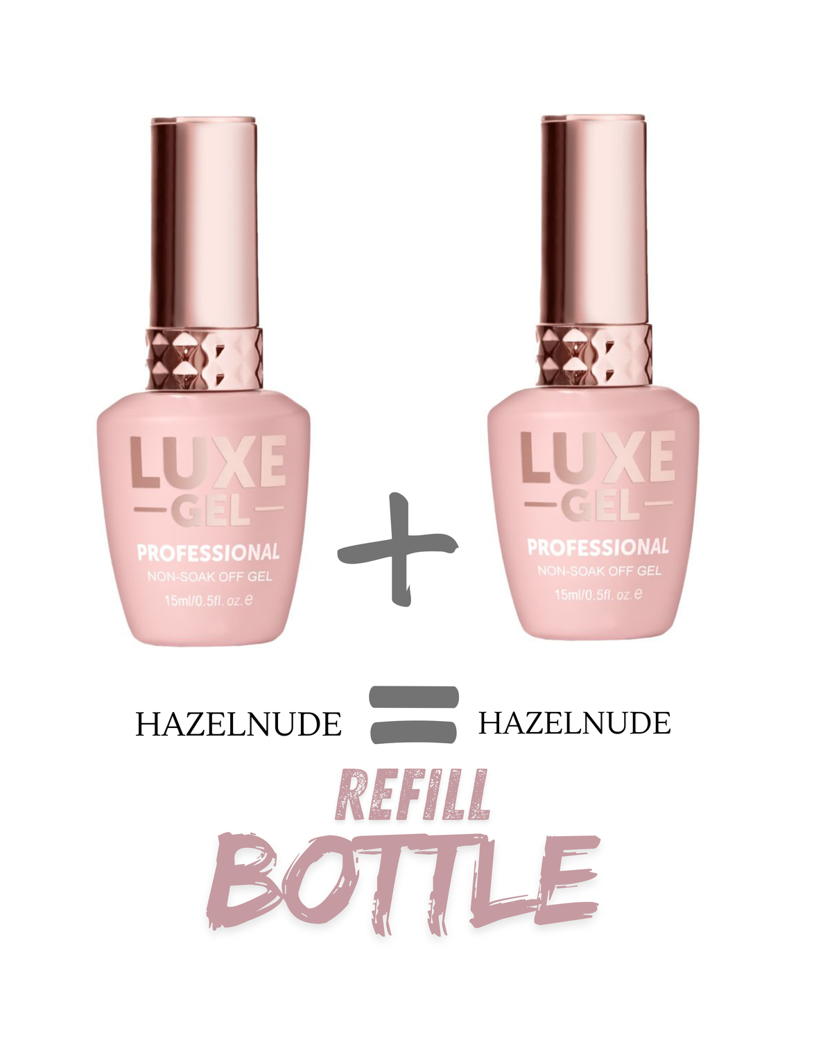 STRUCTURE BASE - REFILL - HAZELNUDE - 'HEMA FREE' 24ML