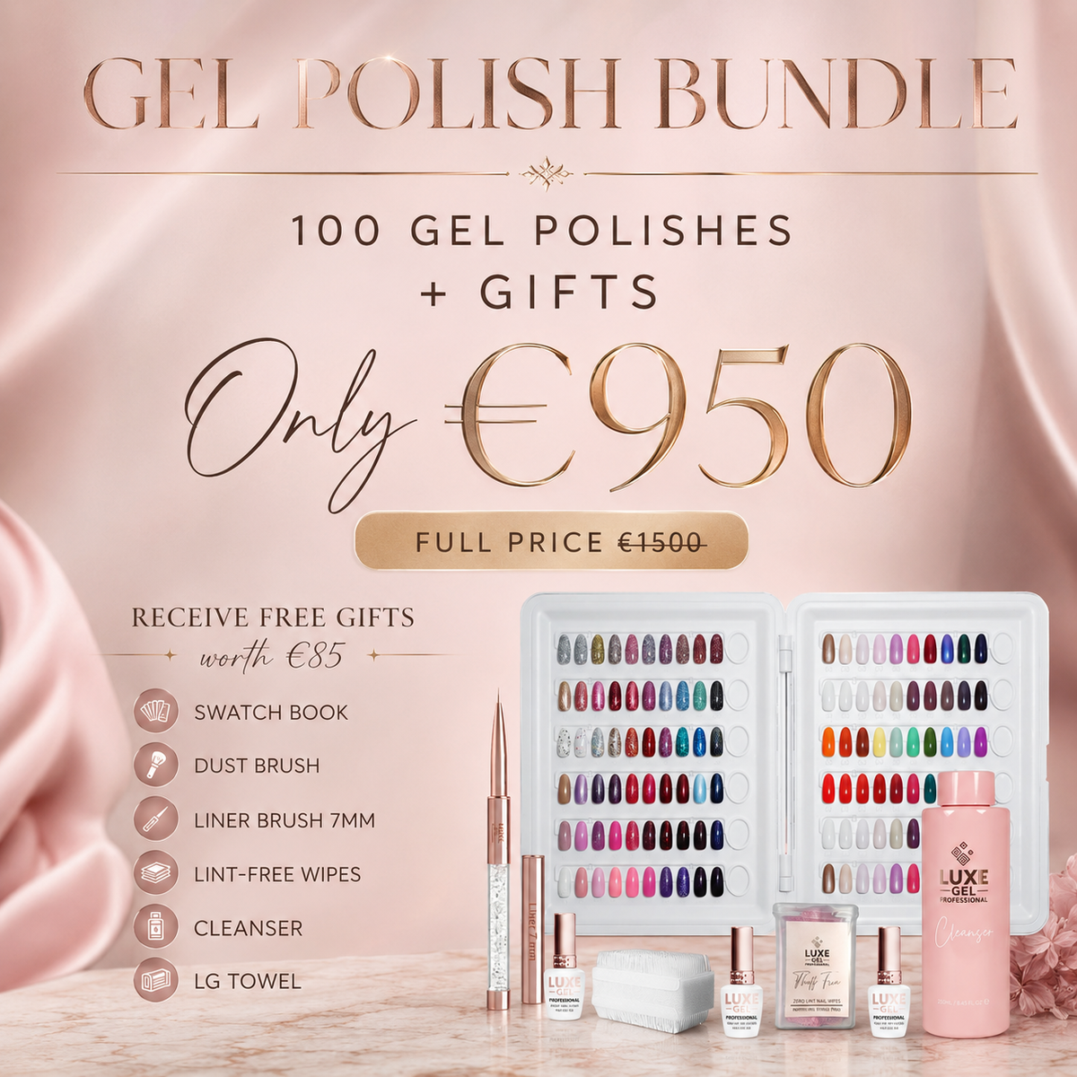 100 GEL POLISH BUNDLE