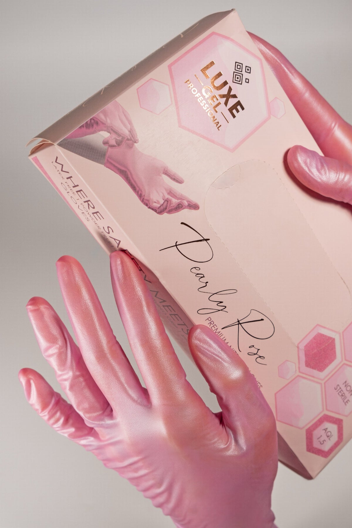 GUANTI PEARLY ROSE - 50 PC